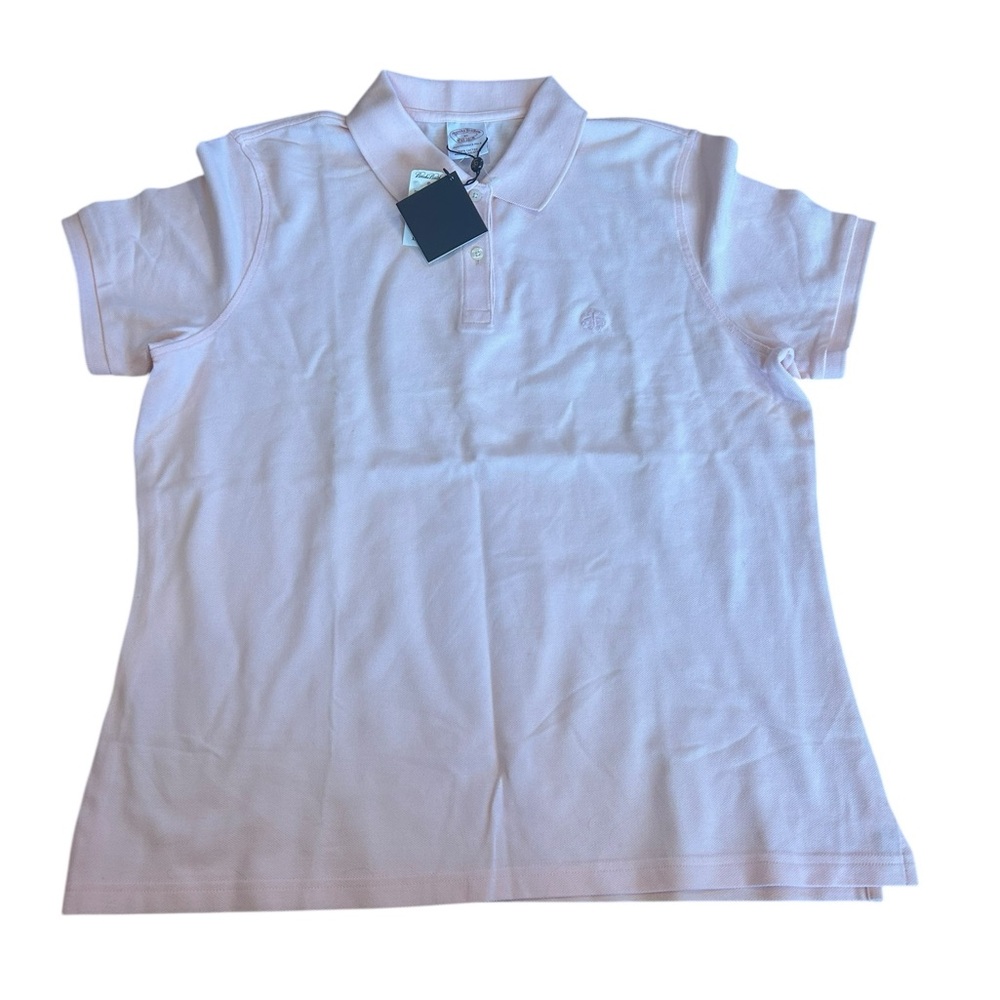 NWT women’s Brooks Brothers Performance Polo Pink Size XL